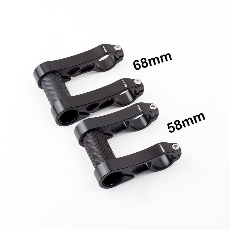 Folding Bike Stem Adjustable Double Stem 1" Handlebar Riser Adapter