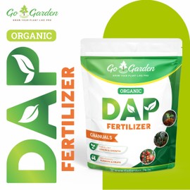 Go Garden DAP Fertilizer – 100% Water-Soluble Plant Food for Indoor & Outdoor Plants – Boosts Growth, Flowering & Fruiting – Easy to Use Granules (400g)