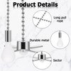 ExcellaElite 2 Pcs Bathroom Light Pull Cord Light Pull Cord