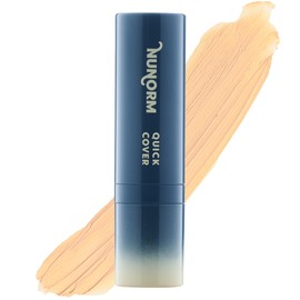 NuNorm Quick Cover Stick | Lightweight Foundation + Concealer For Men's Skin | Face + Body | 17 Shades | Instantly Covers Blemishes | Natural Matte Finish | Cruelty-Free + Vegan | Portable (Sand)