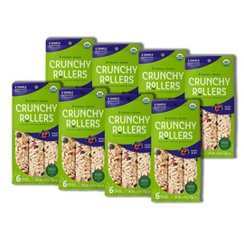 Friendly Grains Crunchy Rice Rollers – Mixed Berry - Delicious Crispy Puffed Gluten-Free Brown Rice Cakes – Healthy Snacks for Adults and Kids – Tasty, Nutritious Alternative to Chips (8 Packs of 6)