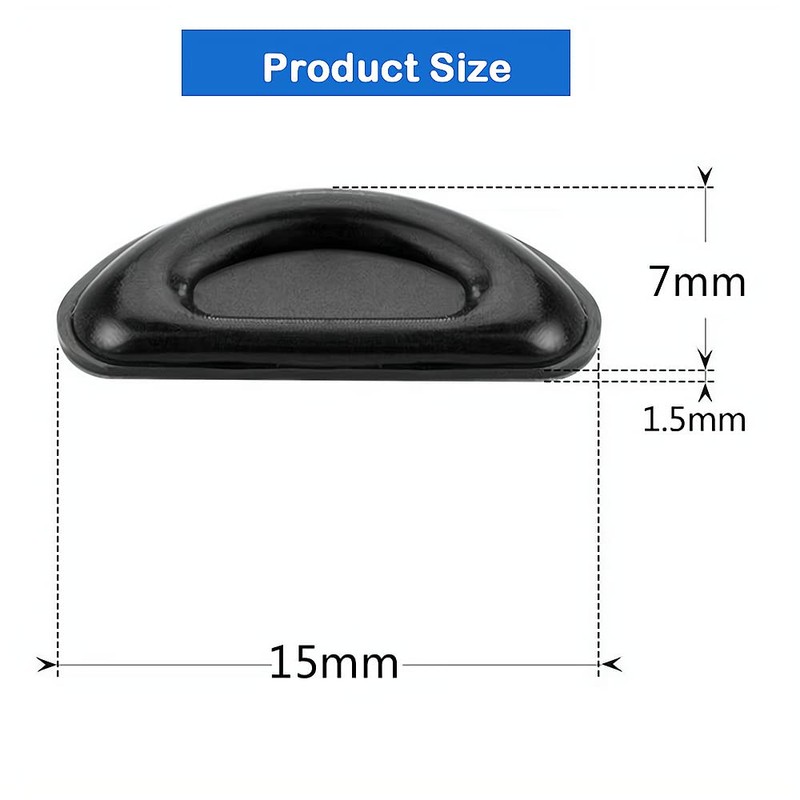 Eyeglass Glasses Nose Pads,BEHLINE Stick on Anti-Slip Adhesive Glasses Nose