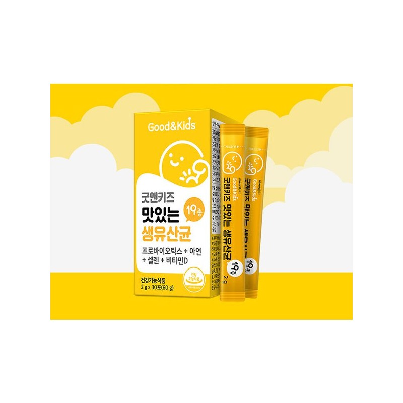 굿앤키즈 맛있는 생유산균 30포 60g 2개 60g 2개 Good &