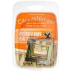 X Canvas Hangers Brass Plated 4 Pack Blister - 13012