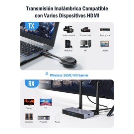 Adaptador Hdmi Lemorele G50r20 50m Grey 1080p 60hz