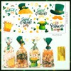 100 Pcs St Patrick's Day Cellophane Gift Bags,St Patrick's Day