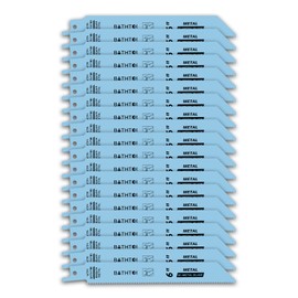 20 Pack 6 Inch 14 Tpi Reciprocating Saw Blades for Sheet Metal, Pipes, PVC Plastic, Profiles Cutting, Bi-Metal Sawzall Blades with 8% Cobalt for Longer Life and Faster Cutting Speed
