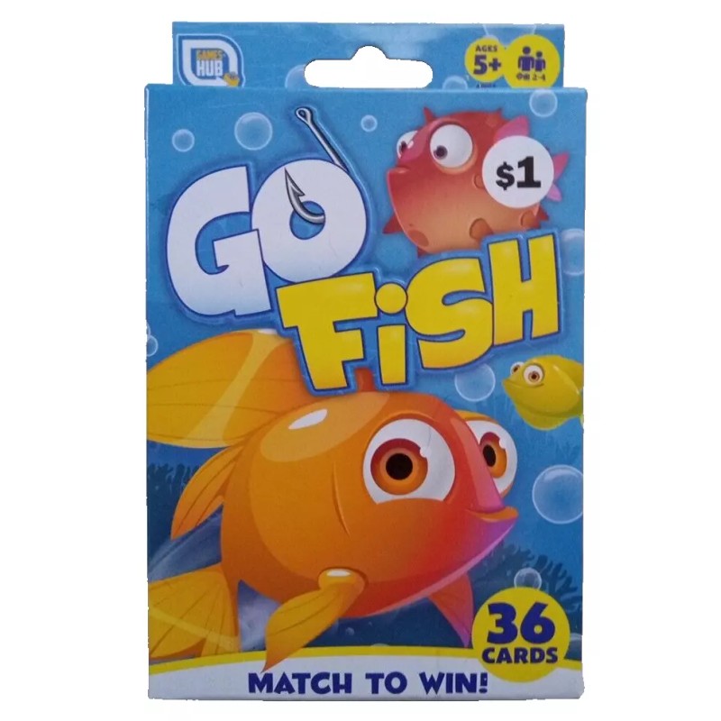 Games Hub Old Maid, Go Fish & Crazy Eights, New