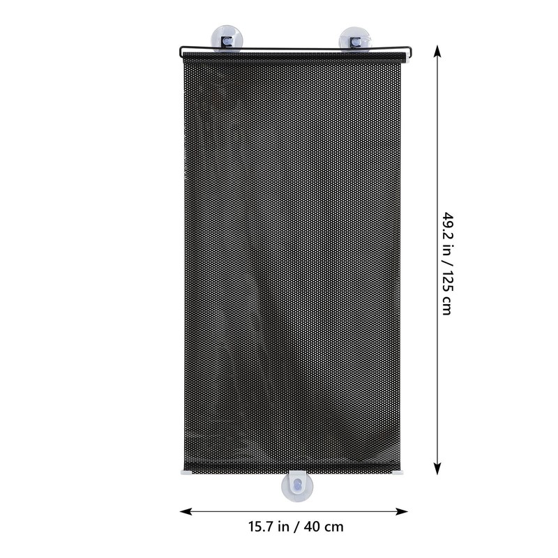 SEWACC Roller Blinds with Suction Cups Sun Blocking Shades for