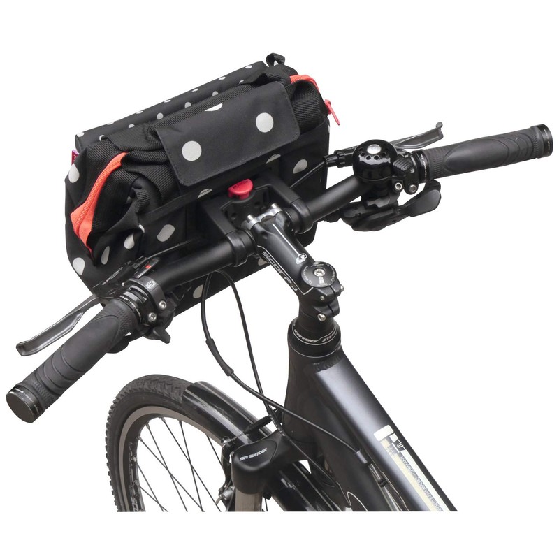KLICKfix Unisex - Adult SW Handlebar Bag, Black, Plain