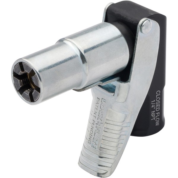 LockNFlate LockNFlate? 90-Degree Air Chuck (Closed Flow 90)