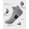 Vanturex Anti-Slip Running Socks 6 Pairs - Men's/Women's Athletic Cushioned