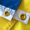 SOULBUTY Ukraine Flag 3x5 Double Sided- Ukrainian Trident Flag- Polyester