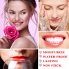 LZYLLS 2 Pack Crystal Jelly Flower Lipstick,Magic Temperature Color Change