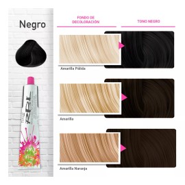 Nutrapél Professional Tinte Para Cabello Rbl Semi Permanente Negro 90g