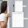 Dry Erase Daily Schedule Planner Sticker Decal by Glassboard Studio