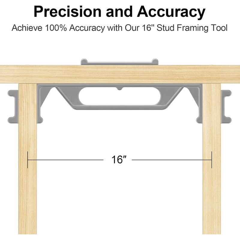 AltitudeCraft Framing Tools - 16″ Framing Stud Layout Tool, Stud