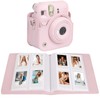 256 Pockets Mini Photo Album with Camera Case for Instax