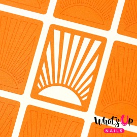 Whats Up Nails Sunrise Stencils for Nails, Nail Stickers, Nail Art, Nail Vinyls
