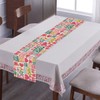 Vohado Happy Mother's Day Table Runner Pink Rose Butterfly Love