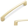 BUKOBYHE 10 Pack 5 Inch(128mm) Kitchen Cabinet Handles Brushed Brass