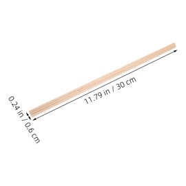 Kisangel Mini Dollhouse Accessories - 30Cm Wood Trim Molding Decorative for DIY Models 2Pcs Khaki Baseboard for Dollhouses and Playhouses