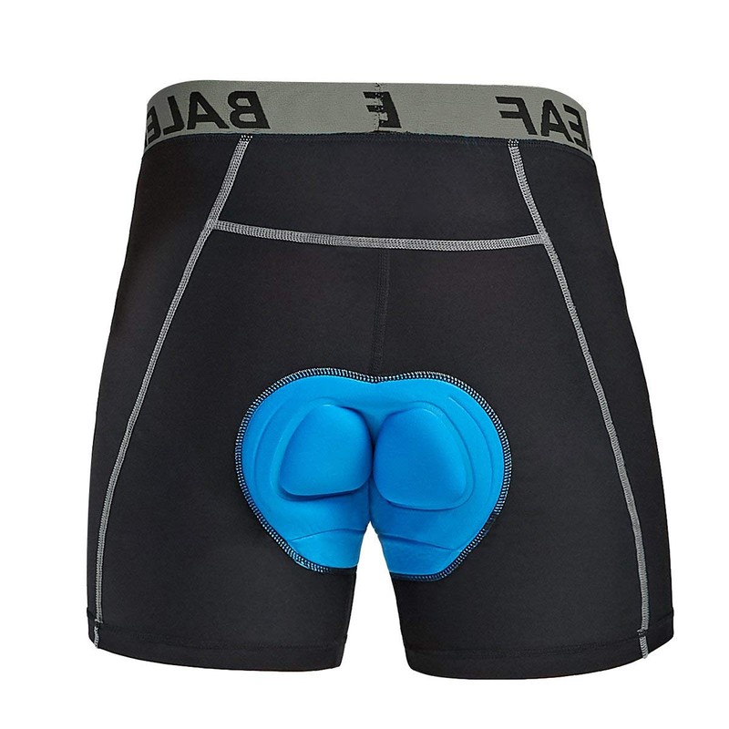 BALEAF Ropa interior de ciclismo acolchada 3D para hombre, con