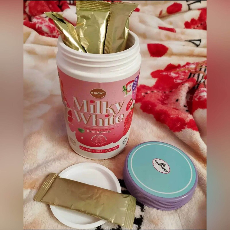 Milky White Chermes untuk Cerah dan Putihkan Kulit. (Travel Size)