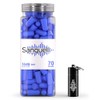Sanquell Soft Disposable Foam Ear Plugs, 70 Pairs, SNR 38