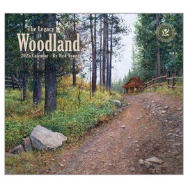 Legacy Woodland 13 x 12 Paper 2025 Hanging Wall Calendar