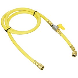 Ichinen TASCO TA133AB-3 Charging Hose with Valve 59.1 inches (150 cm) Yellow