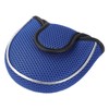 Andux Mesh Mallet Putter Cover Golf Putter Head Covers Blue,