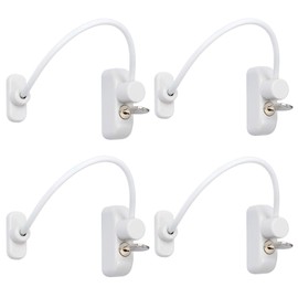 Neoteck 2 x White Child Safety Window Door Barrier