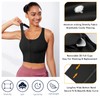CYDREAM Zip Front Longline Sports Bras for Women Padded Crop