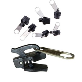 6Pcs Black Universal Instant Fix Zipper Repair Kit Replacement Zip Slider Teeth Zippers Resistant Design Arts, Crafts and Sewing, Fasteners, Zipper Repair Kit, Sewing Notions and Supplies, Fasteners