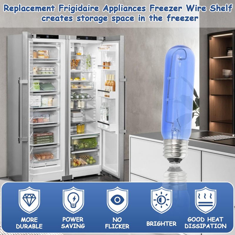 7006999 WLF7006999 Fits for Sub-Zero Compatible Blue Glass Refrigerator Light
