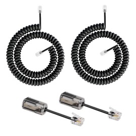 Phone cord for landline Handset Cords Detanglers, 2Pack telephone cords
