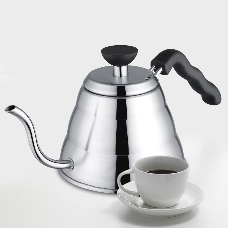 Stainless Steel Hand Drip Pot Coffee & Tea Kettle with