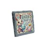 Easter Egg-citing Adventures Bunny and Eggs Slate Coaster (slco-kf25-easterawaitshg)