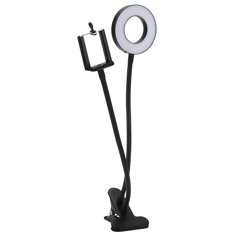 Ring Light 3.5 Inch Selfie Makeup Fill Light Double Bracket