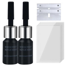 DRIPDRIP Windscreen Repair Kit | Long-Lasting Automotive Glass Nano Repairs Fluid | Windshield Chip Repair Kit (2pcs)