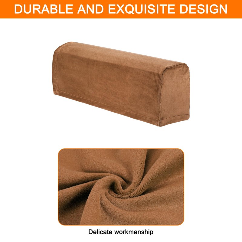 sourcing map 4 Pcs Sofa Armrest Covers Stretch Couch Armrest
