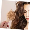 Outanaya 2 Pcs Cushion Hair Brush for Scalp Massage Bamboo