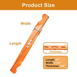 Antanker 84005221 21″Lawn Mower Blade, Replace for 2105200317 2105200317A Push Mower Blade for Murray Daye Hyper Tough MNA152901 MNA152903, 2 Pack