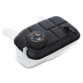 Auto Dynasty GM3014180 Factory Style Car Coolant Overflow Reservoir Tank with Cap Compatible with Buick Encore Chevy Trax 1.4L Turbo/RPO-LUV Engines 13-21, White