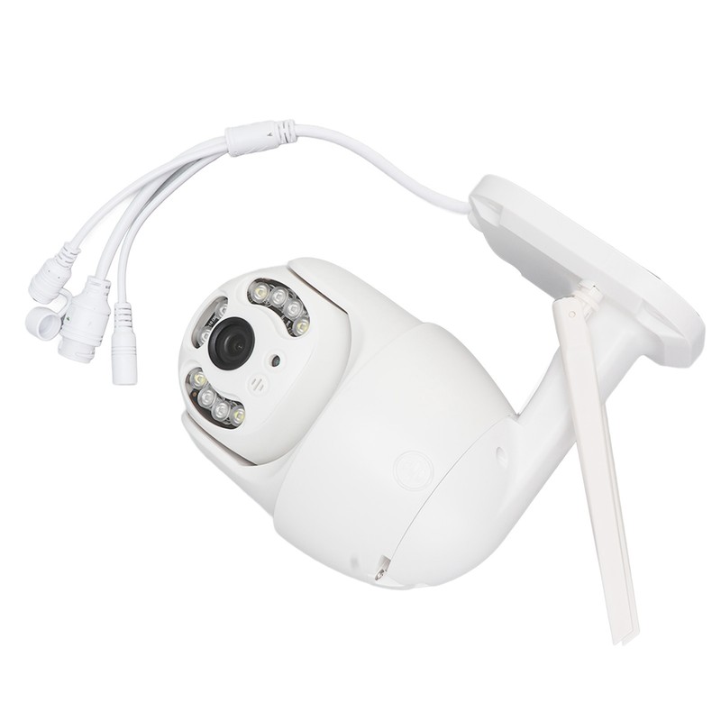 Wireless Webcam Dual Light 3MP IP66 360 Degree Rotation Wall