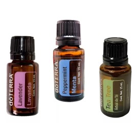 Doterra Lavanda (lavender) Menta (peppermint) Tea Tree 15m  Doterra