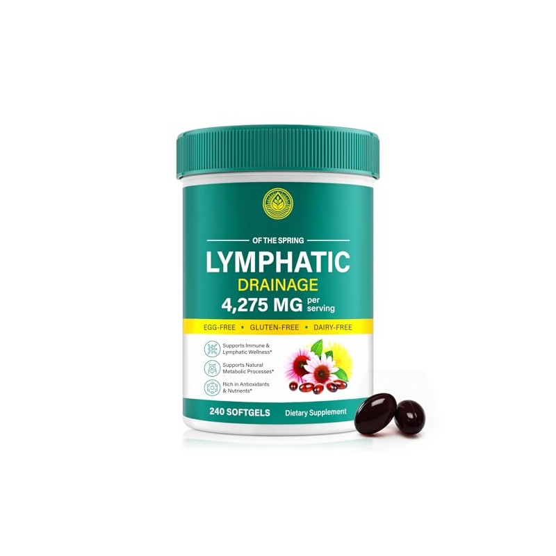 Lymphatic Drainage Supplements - Wellness Complex 9 in 1 Aescia,