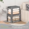 3Pack Stackable Foldable Storage Bin - Metal Frame Storage Box