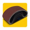 100x560mm Sanding Belt Assorted Pack, 10 Pcs (2 Each of
